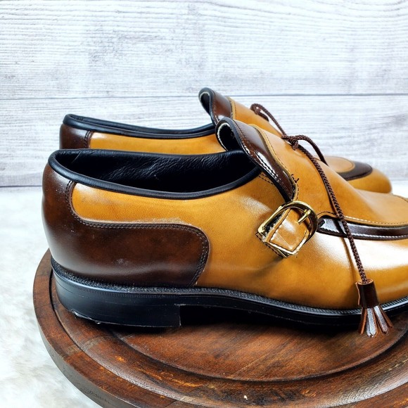 Hot Z Vintage Very Rare Metal Spike Golf Shoes Men\'s Size 9D Made In The USA NEW main image 9